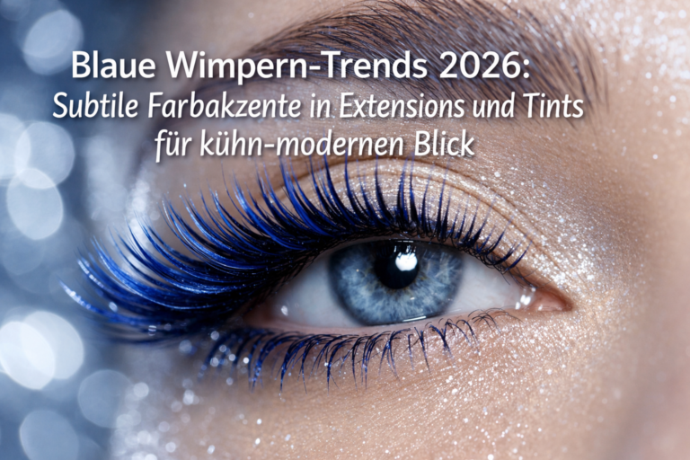 Blaue Wimpern-Trends 2026: Subtile Farbakzente in Extensions und Tints für kühn-modernen Blick