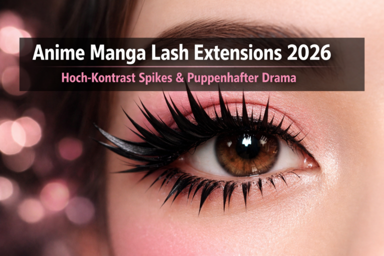 Anime Manga Lash Extensions 2026: High-Contrast Spikes and Doll-Like Drama Inspired by Social Media Icons