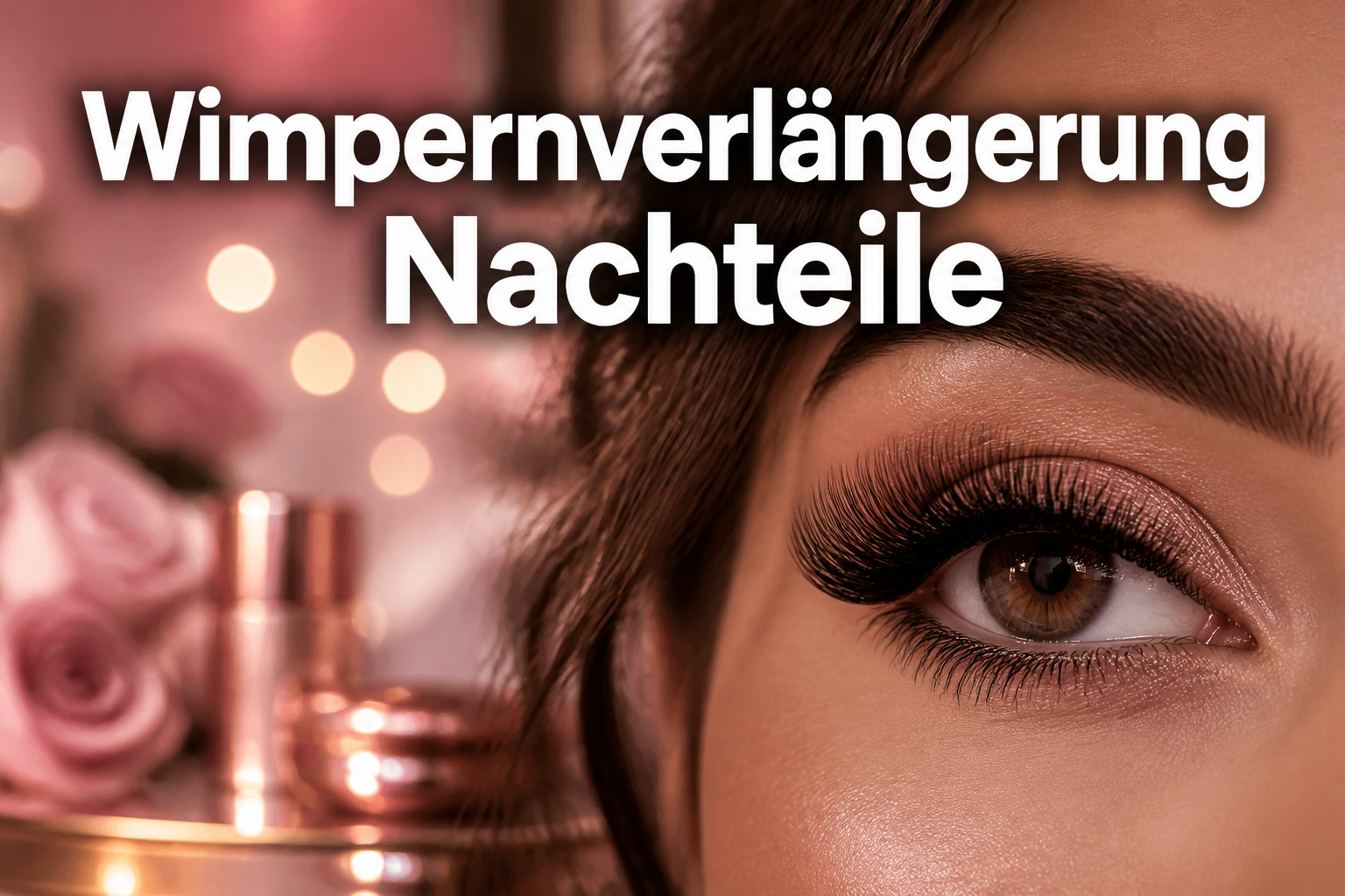 wimpernverlängerung nachteile