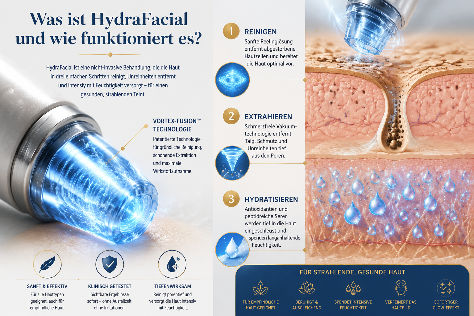 HydraFacial Aftercare für sensible Haut