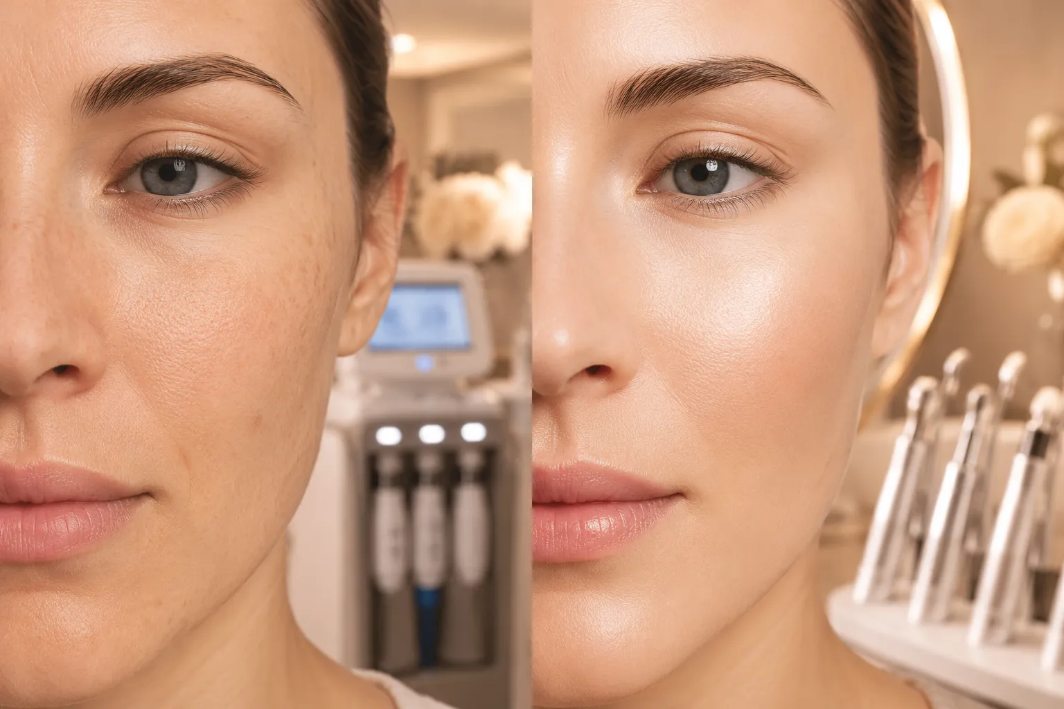 HydraFacial Ergebnisse vorher-nachher: Realistische Hautveränderungen nach 1, 3 und 6 Behandlungen