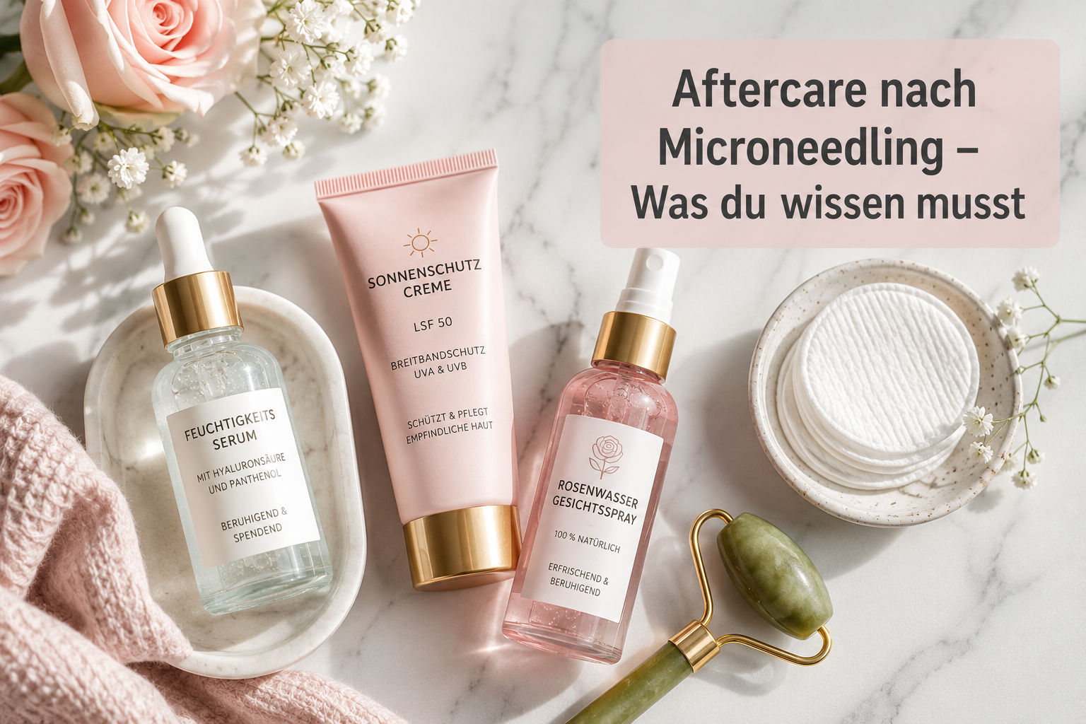 Microneedling Aftercare: Was tun und was vermeiden?