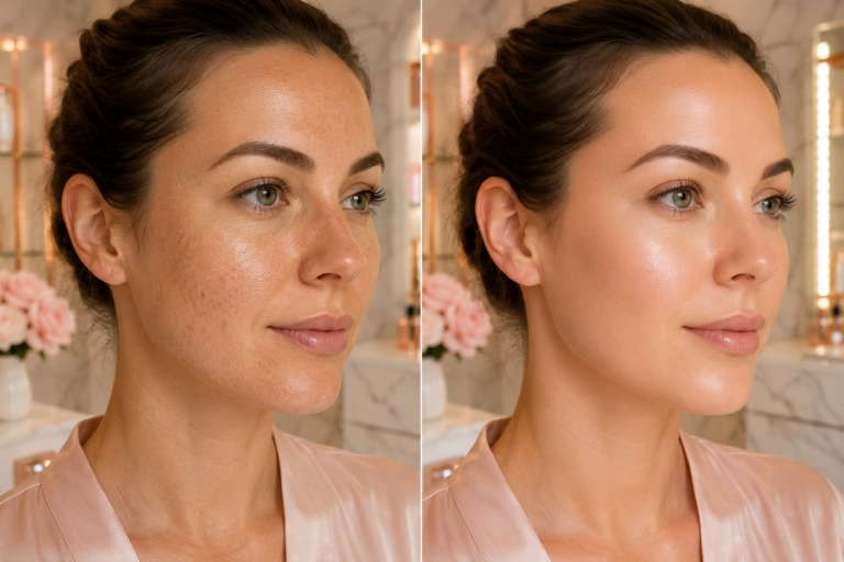 Microneedling Vorher-Nachher in Österreich: Realistische Ergebnisse, Fotos & Zeitrahmen bis zum Glow