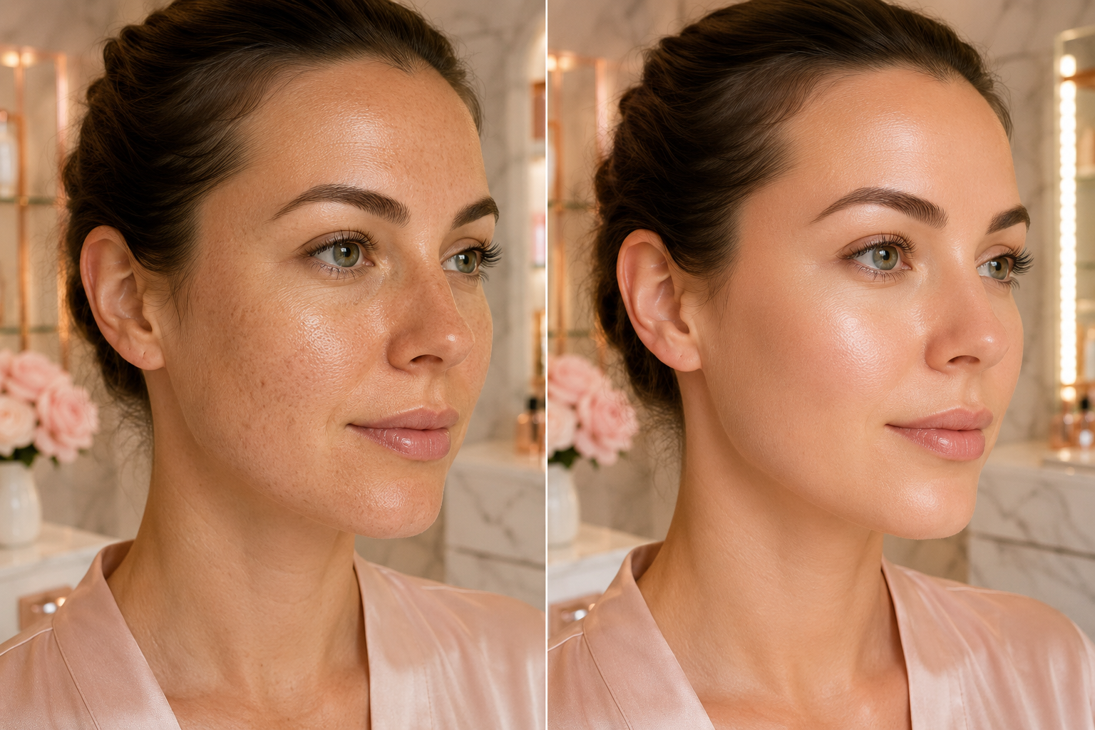 Microneedling Vorher-Nachher in Österreich: Realistische Ergebnisse, Fotos & Zeitrahmen bis zum Glow