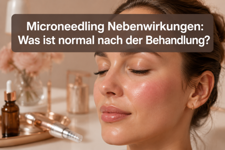 Microneedling Nebenwirkungen: Was ist normal nach der Behandlung?