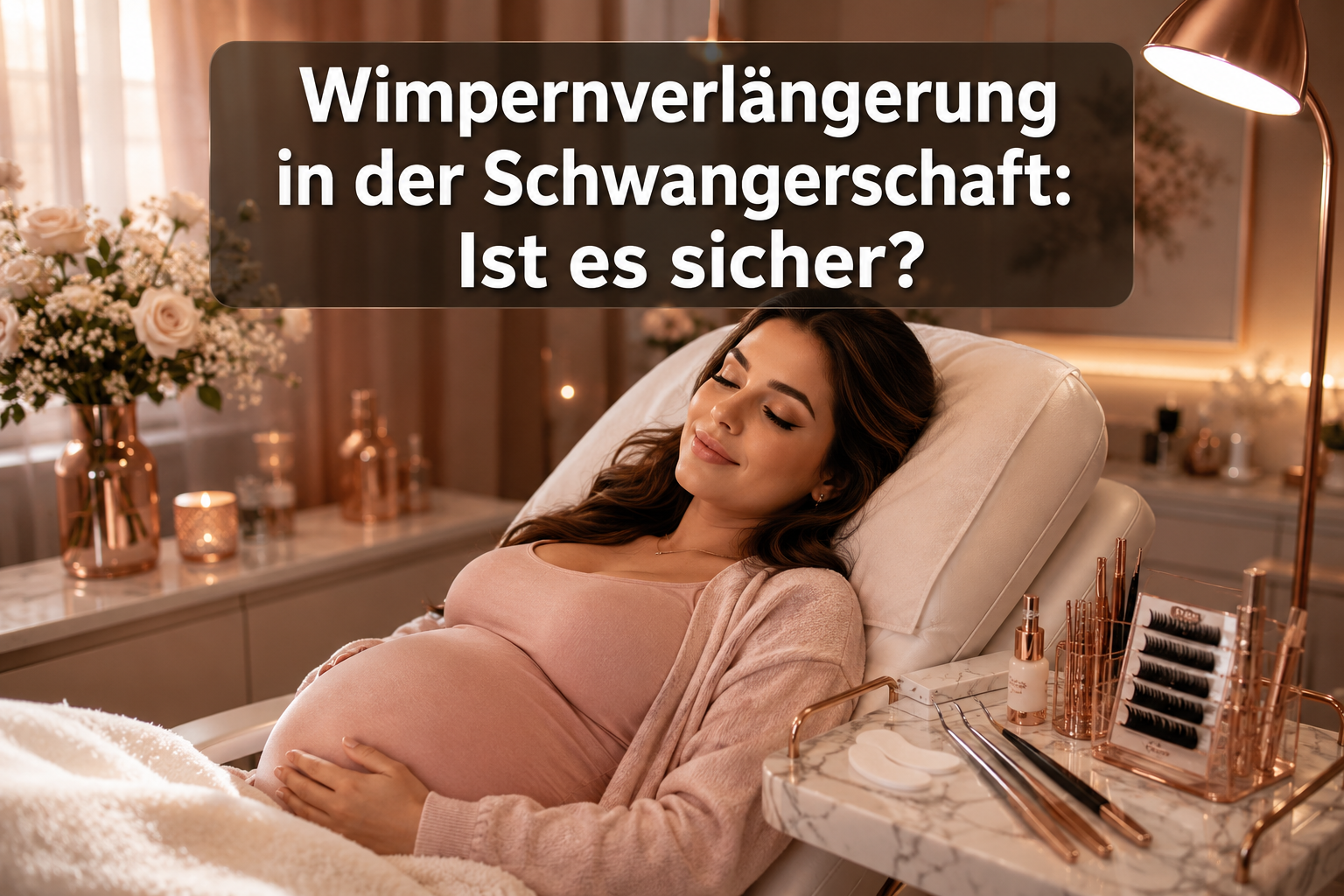 Wimpernverlängerung Schwangerschaft: Ist es sicher? Der vollständige Guide 2026