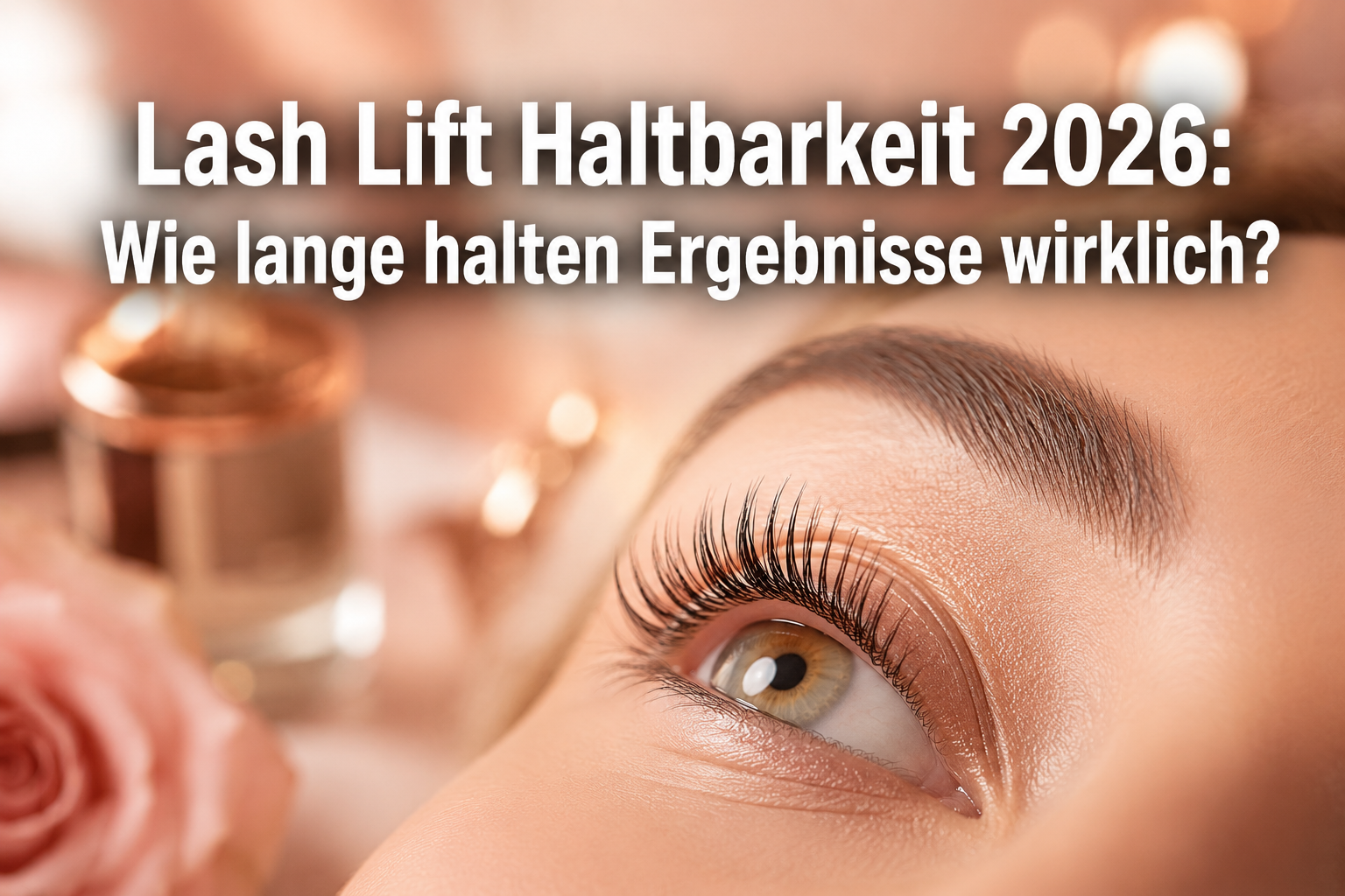 Lash Lift Haltbarkeit 2026: Wie lange halten Ergebnisse wirklich?