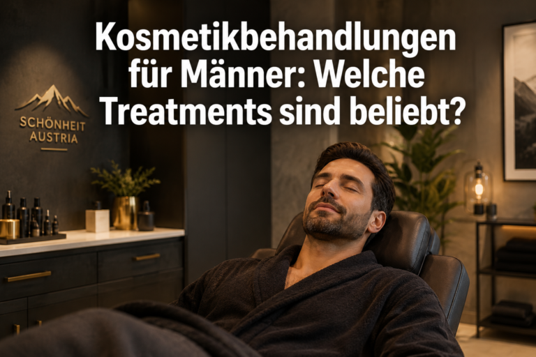 Kosmetikbehandlungen für Männer in Österreich: Welche Treatments sind wirklich beliebt?
