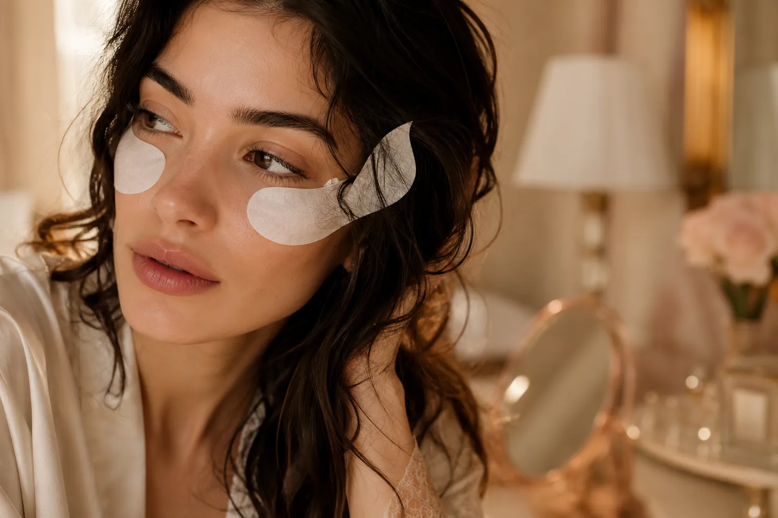 Vittoria Cerettis Beauty-Routine: Auch Topmodels kämpfen mit Augenpads