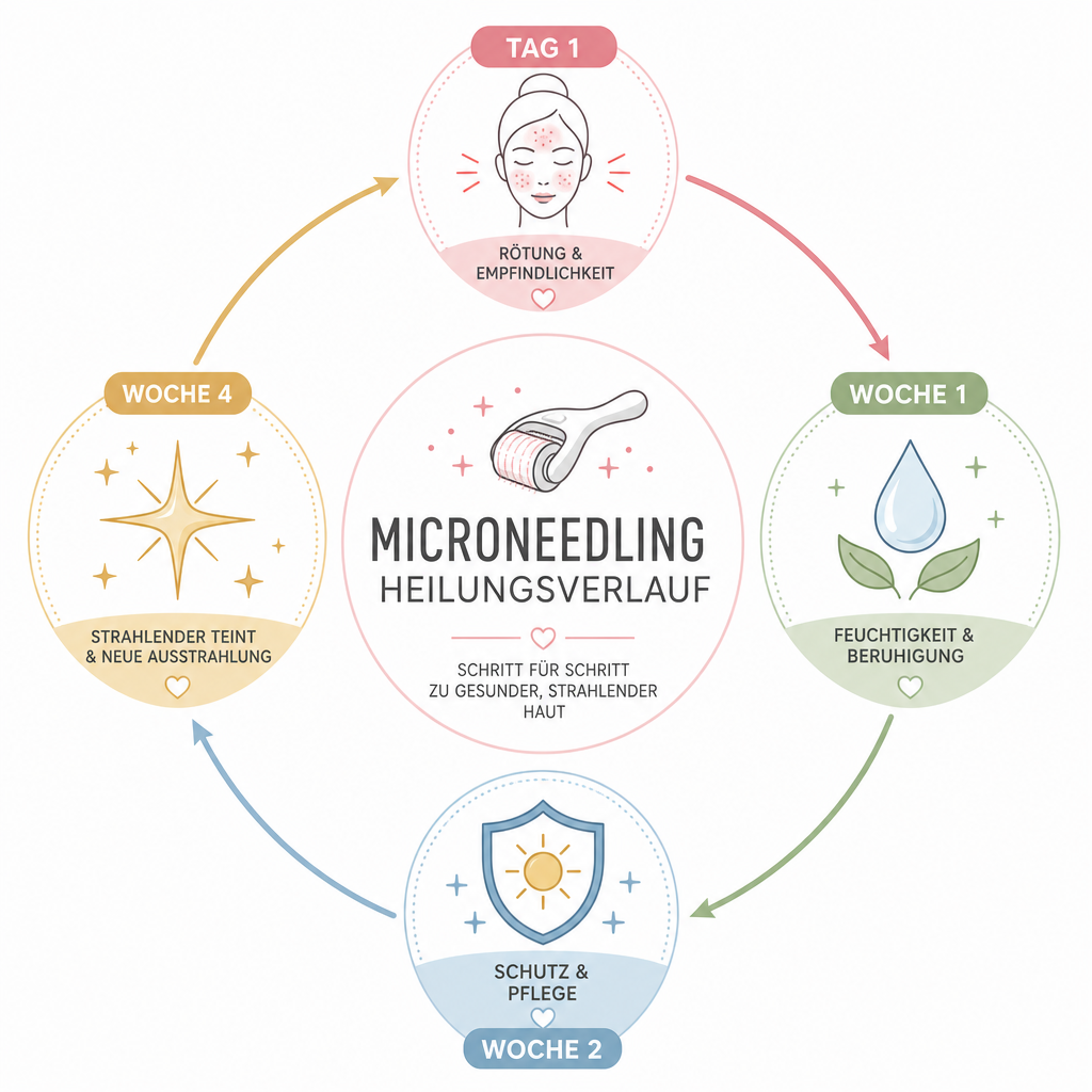 Wann sehe ich Ergebnisse nach Microneedling?
