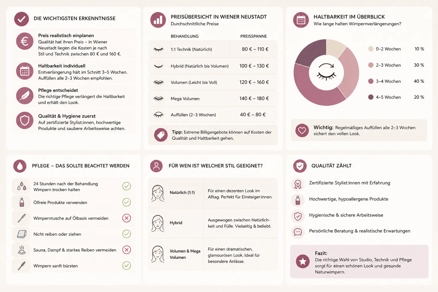Wie pflege ich meine Wimpernverlängerung richtig?