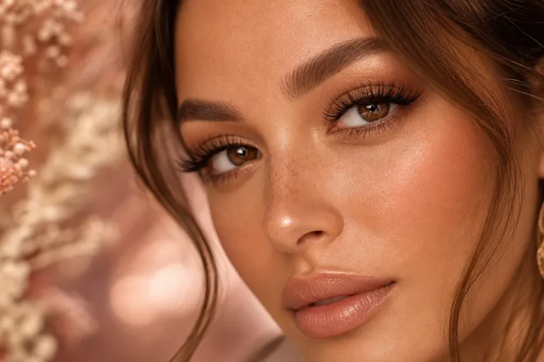 Brown und multi-tonale Lash Extensions statt tiefschwarz