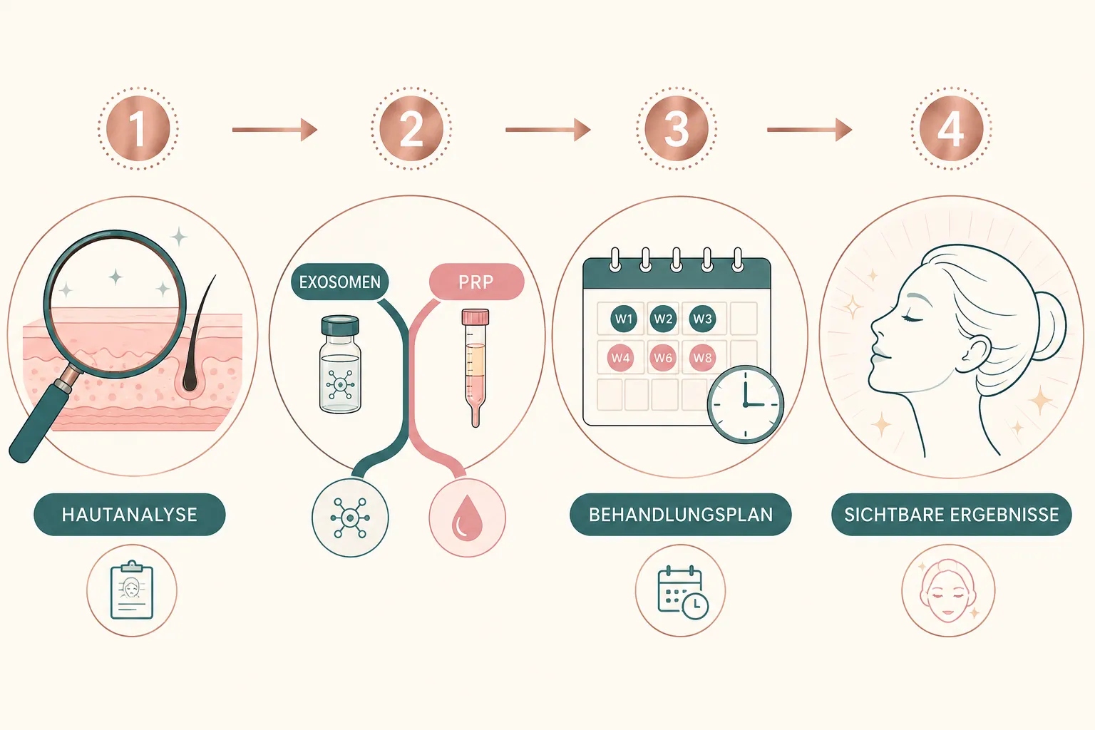 Kann man Microneedling und PRP kombinieren, und was ist mit Exosomen dazu?