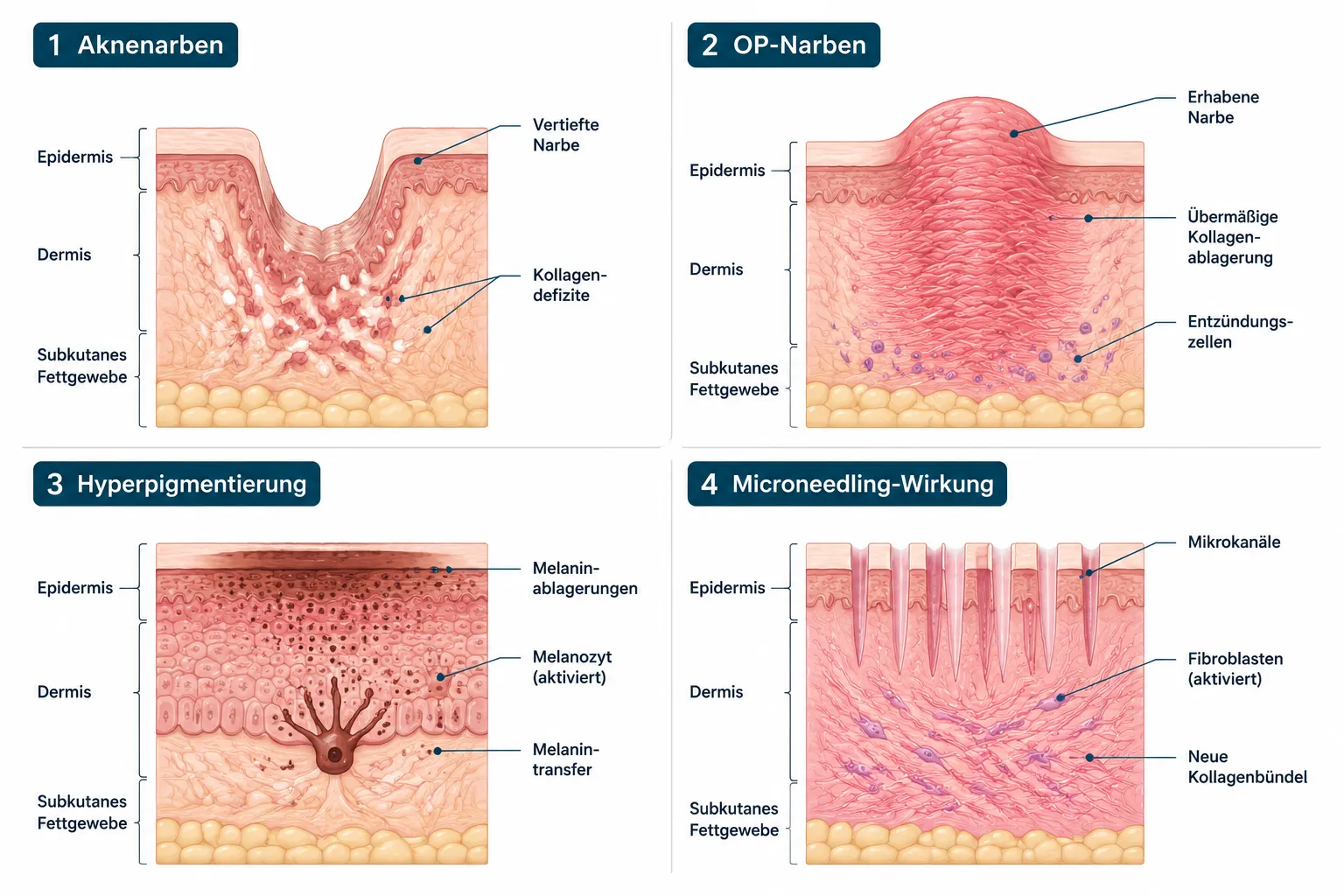 Was ist Microneedling und wie funktioniert es bei Narben?