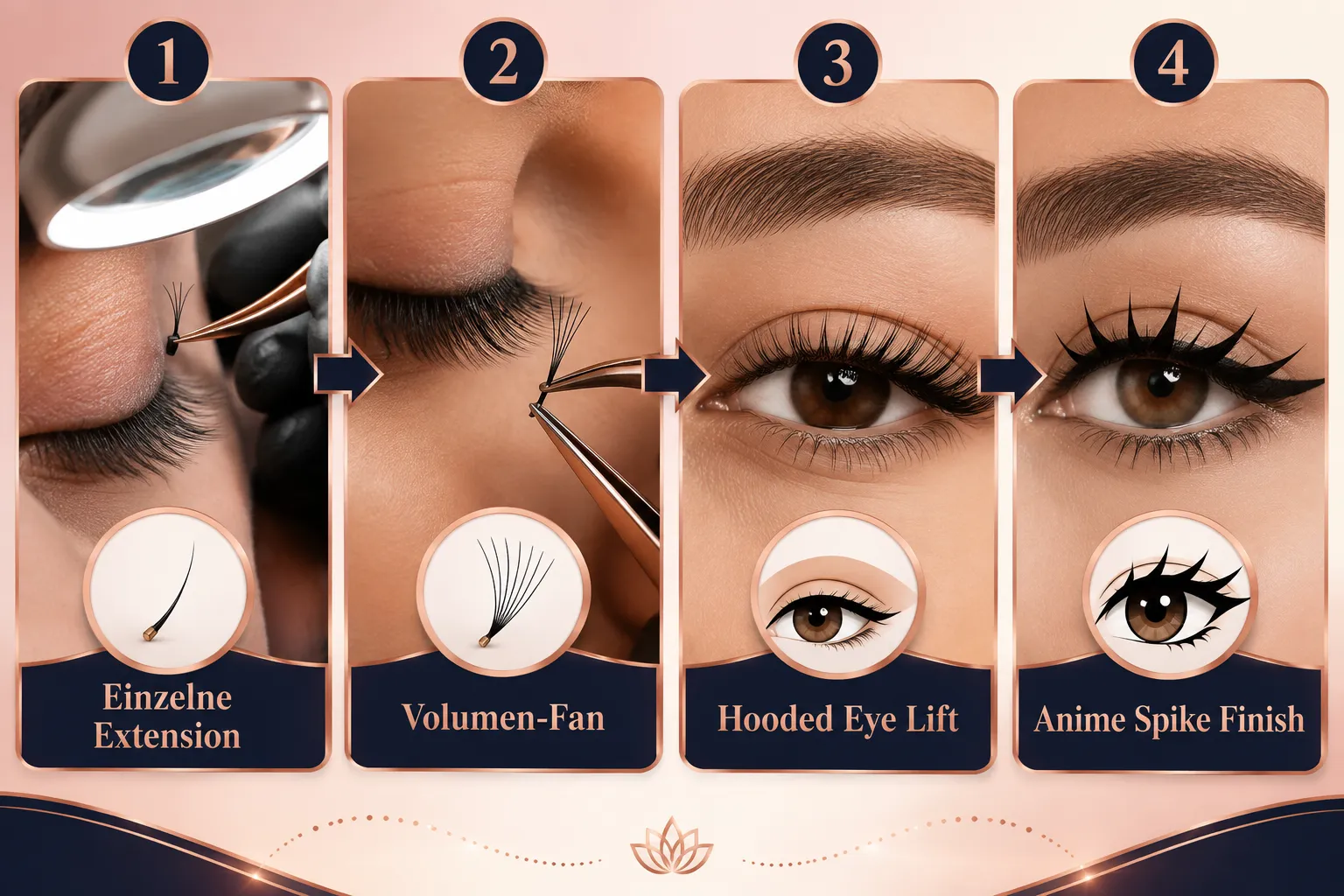 Welcher Lash-Stil passt zu Kapuzenaugen?