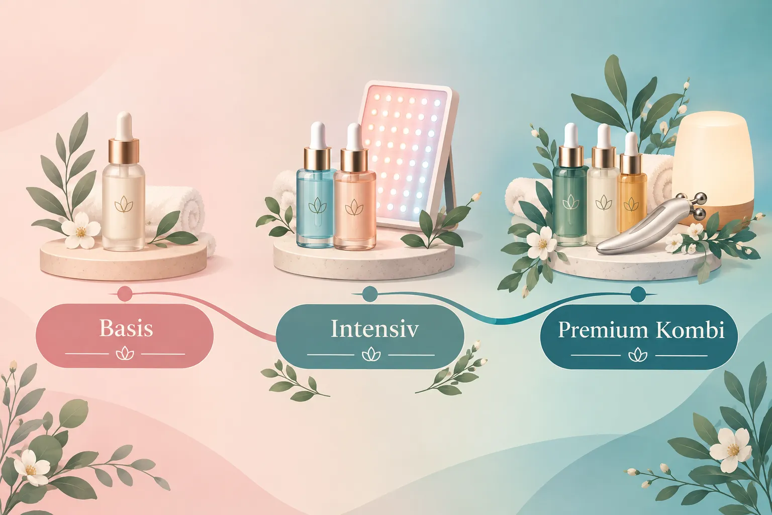 Was ist in Premium-Aqua-Facial-Paketen enthalten?