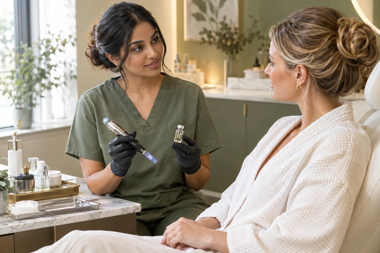 Wie viele Microneedling-Sitzungen braucht man für Aknenarben?