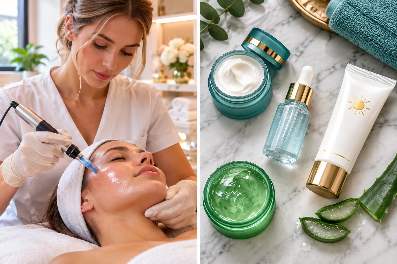 Microneedling vs. andere Behandlungen für empfindliche Haut