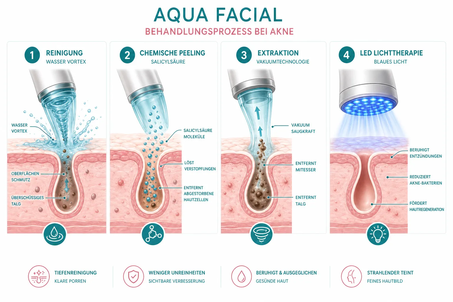 Schritt für Schritt: Was passiert bei einer Aqua-Facial-Behandlung?