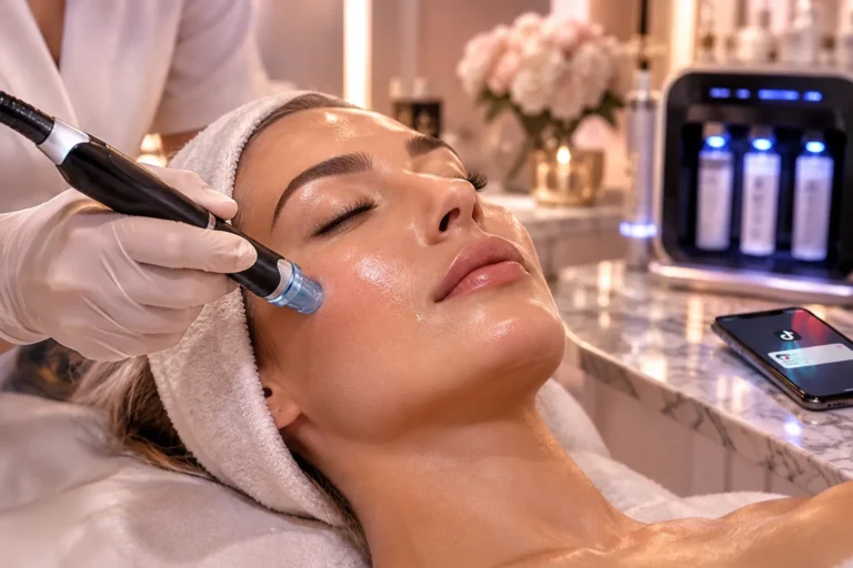 TikTok's Viral HydraFacial und der „Gunk Removal"-Trend: Was steckt wirklich dahinter?