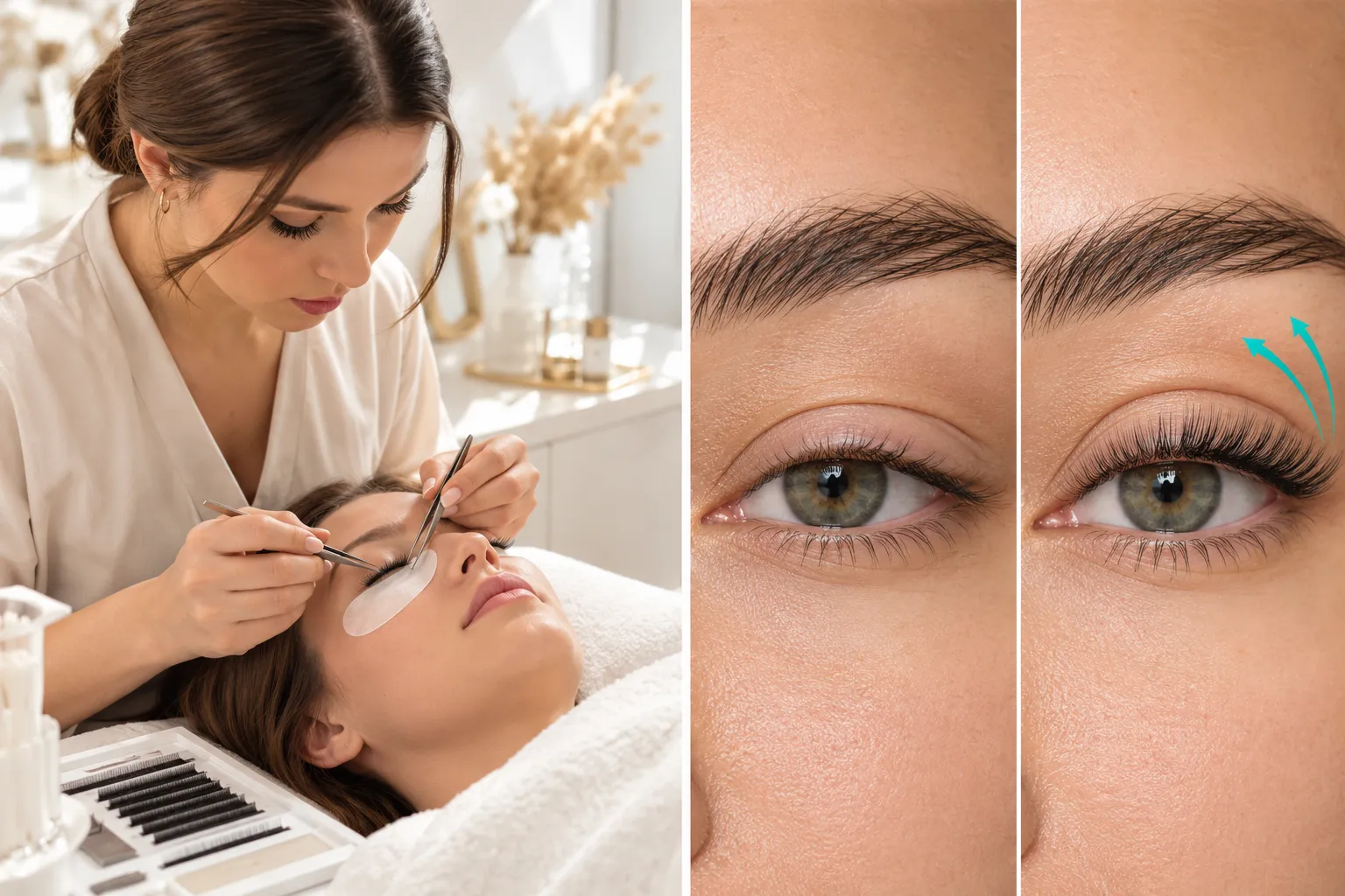 Unterschied zwischen Wimpernverlängerung und Wimpernlifting