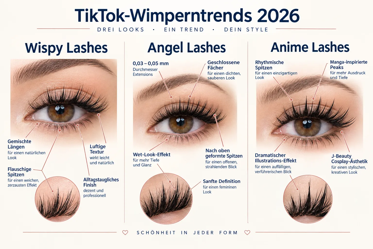 Wispy vs. Angel Lashes: Welcher Trend passt besser zu dir?